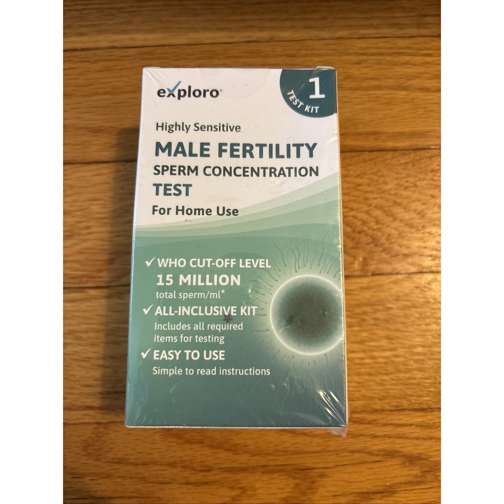 Exploro Highly Sensitive Male Fertility Sperm Concentration Test Expires 3/2027
